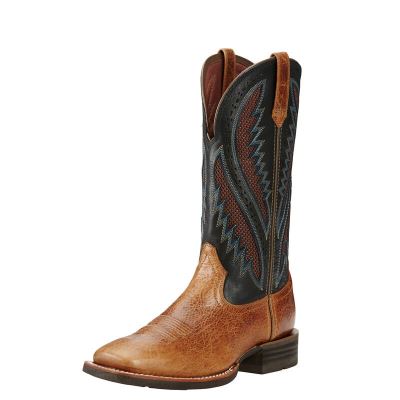 Ariat Quickdraw VentTEK Kahverengi / Siyah Western Csizma Erkek (30765-709)